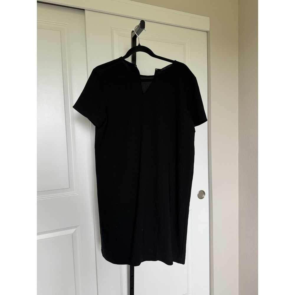 Jenni Kayne Crepe Black Shift Dress Size M - Picture 2 of 5